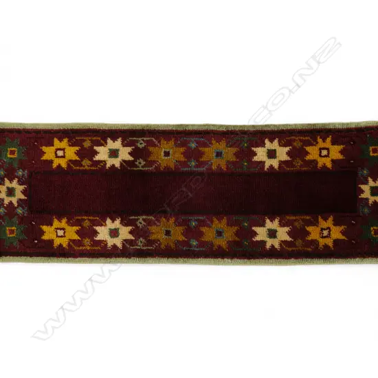 Wool coarse-weave rug,